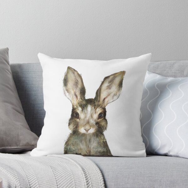 Little Rabbit Throw Pillow