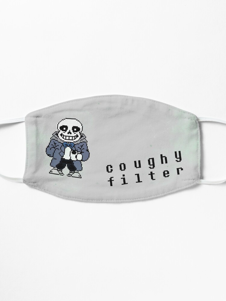 Alternate view of Sans Mask So Pun but less text-y Mask
