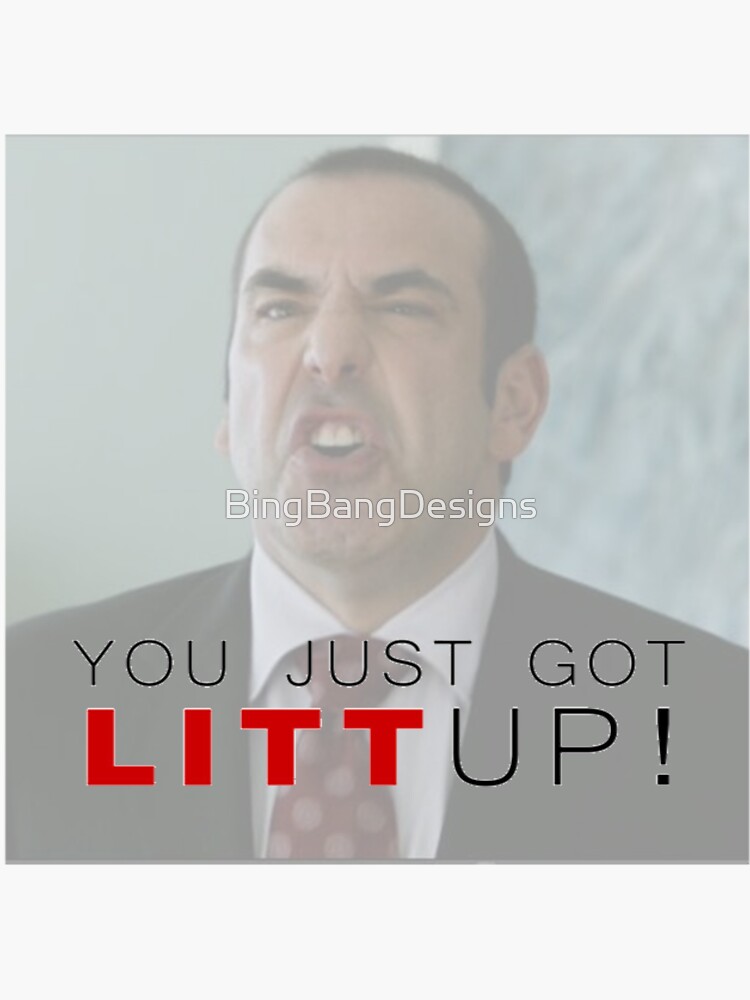 You Just Got Litt Up Sticker For Sale By Bingbangdesigns Redbubble 