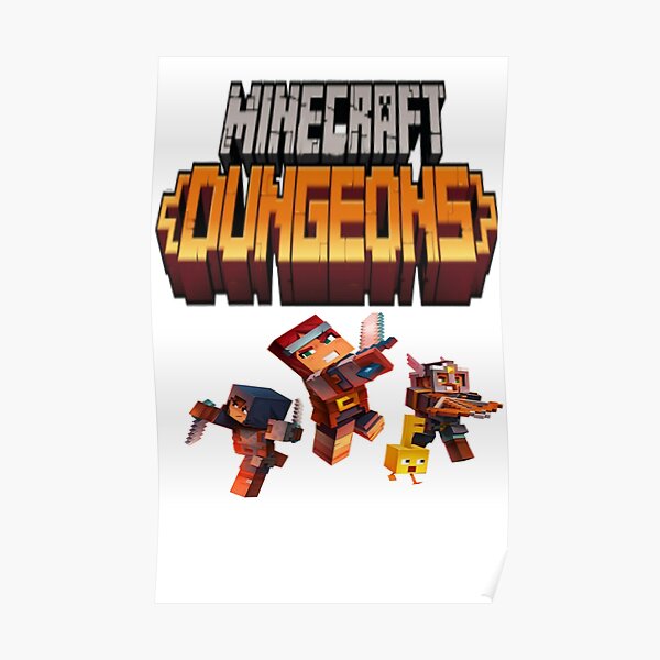 Minecraft Dungeons Poster