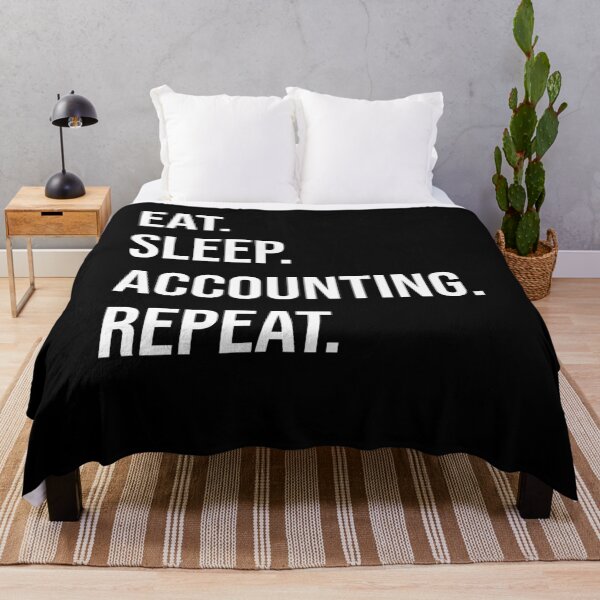 Item preview, eat sleep accounting repeat gifts for accountant designed and sold by alaechamlal.
