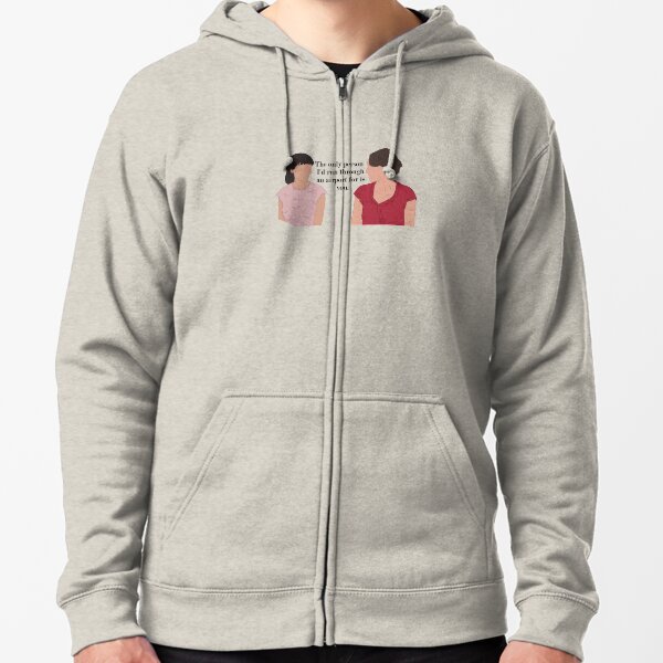 Fleabag and Claire Airport Zipped Hoodie