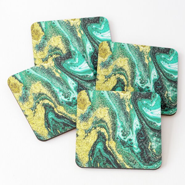 Item preview, Modern Emerald Green Marble designed and sold by cadinera.