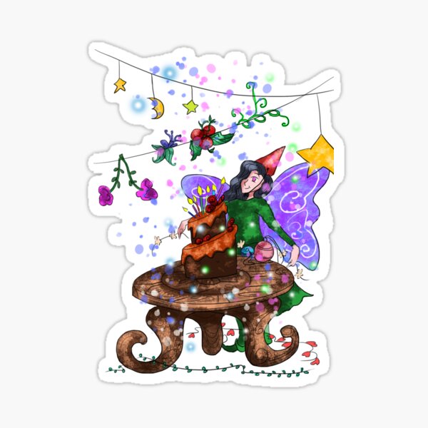 Parigold the Party Fairy™ Sticker