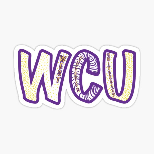 WCU-West Chester University Sticker