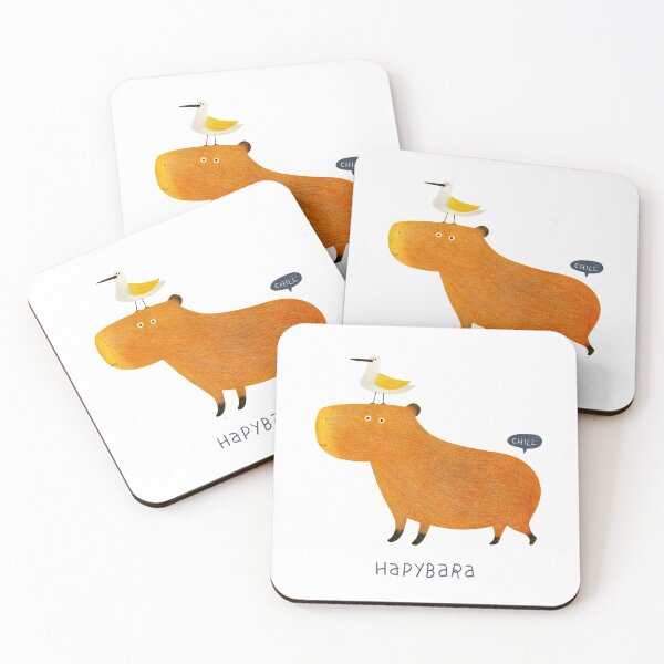 Item preview, Hapybara Capybara designed and sold by mrfox-nyc.