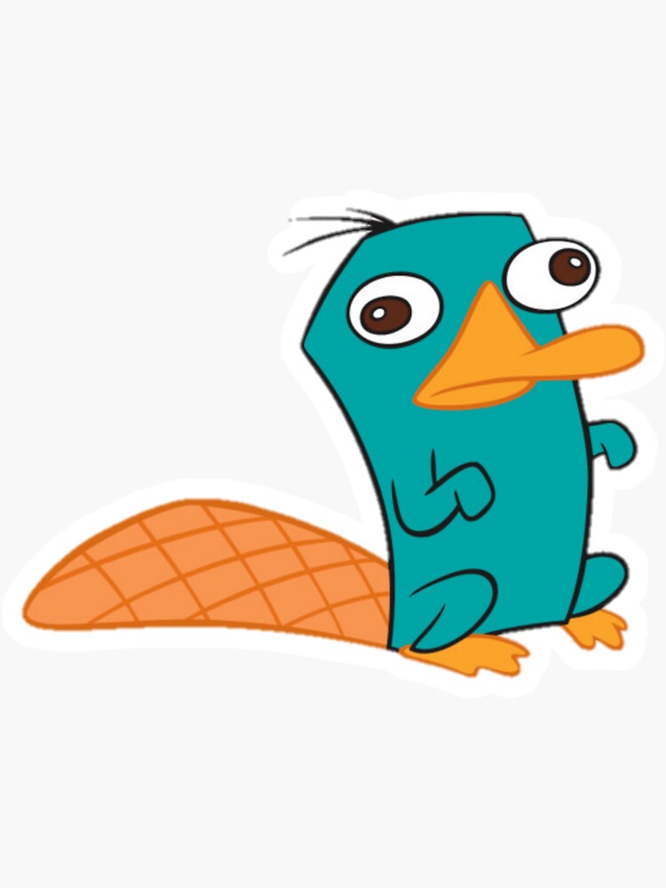 Baby Perry The Platypus Sticker By Greza Redbubble