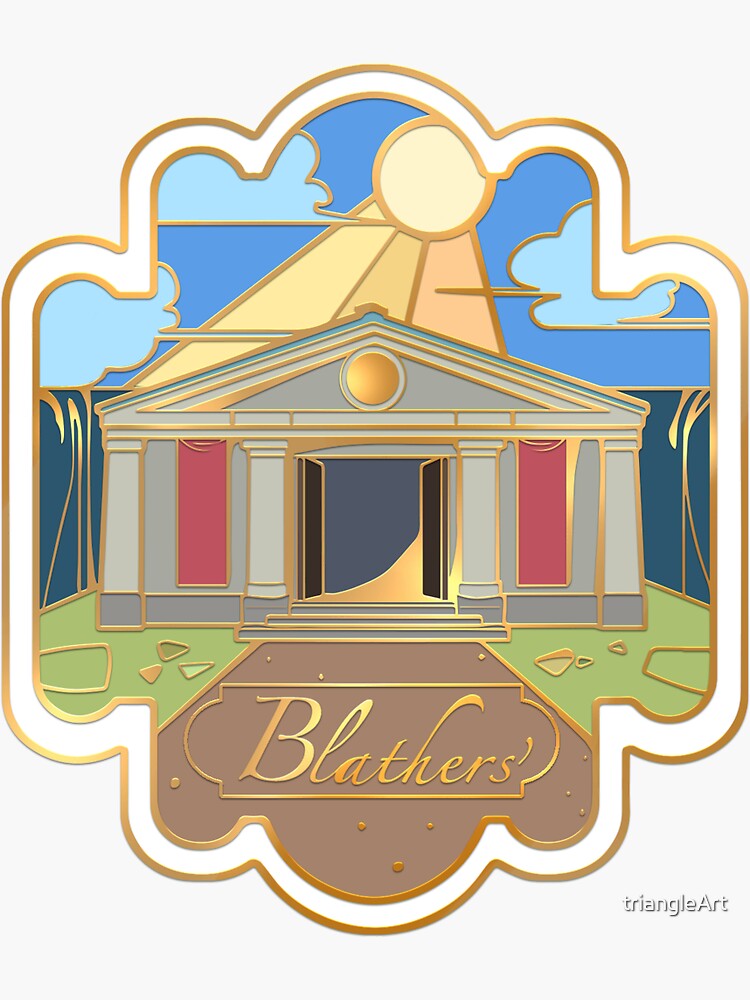 "Blathers" Sticker by triangleArt | Redbubble