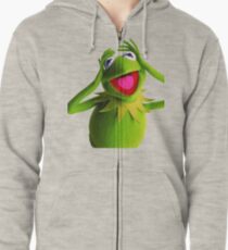 KERMIT THE FROG Zipped Hoodie