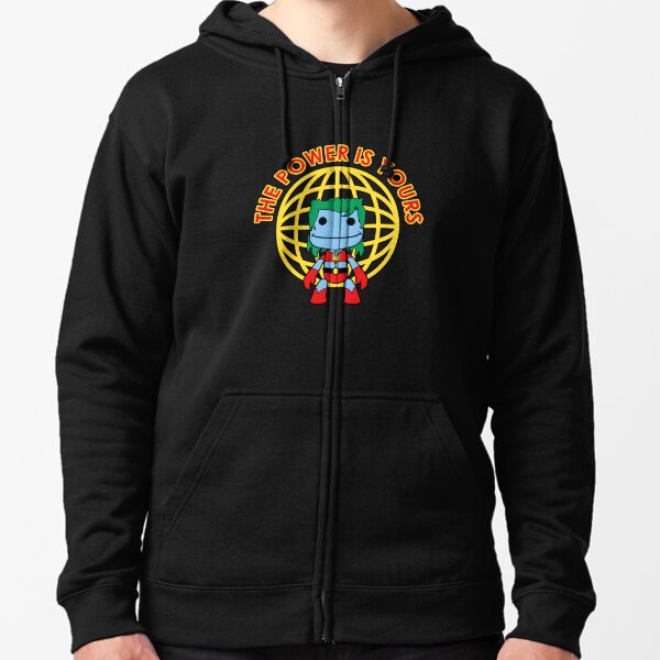 Captain Little Big Planet - Multiple Shirt Colors Zipped Hoodie