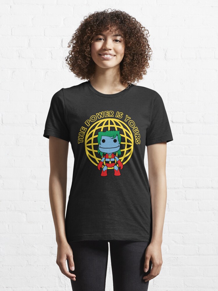 Alternate view of Captain Little Big Planet - Multiple Shirt Colors, Plain Text Essential T-Shirt