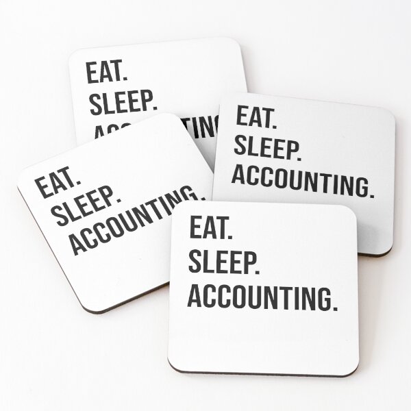Item preview, eat sleep accounting gift for accountant designed and sold by alaechamlal.