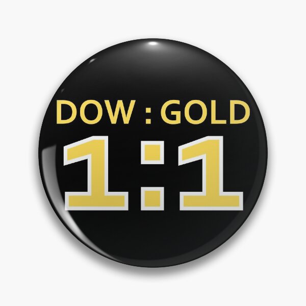 Item preview, Dow to Gold Ratio 1:1 Gold Bullion Bug  designed and sold by fizana.