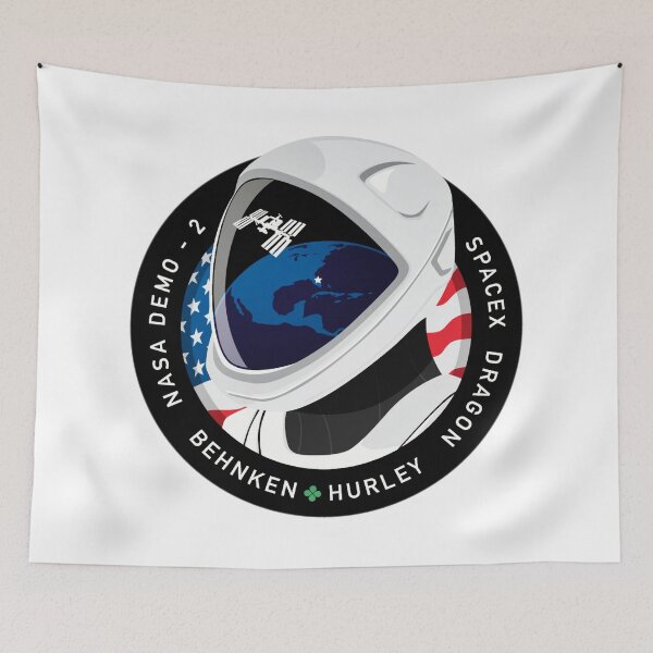 Item preview, SpaceX Artwork for DM-2 designed and sold by Nikki SpaceStuffPlus.