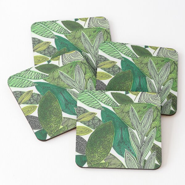 Item preview, Tropical leaves designed and sold by 8-bit-whit.