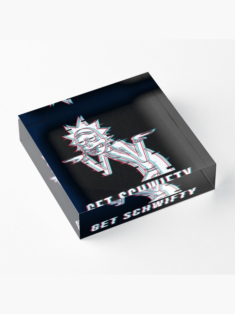 Alternate view of Get Schwifty Acrylic Block