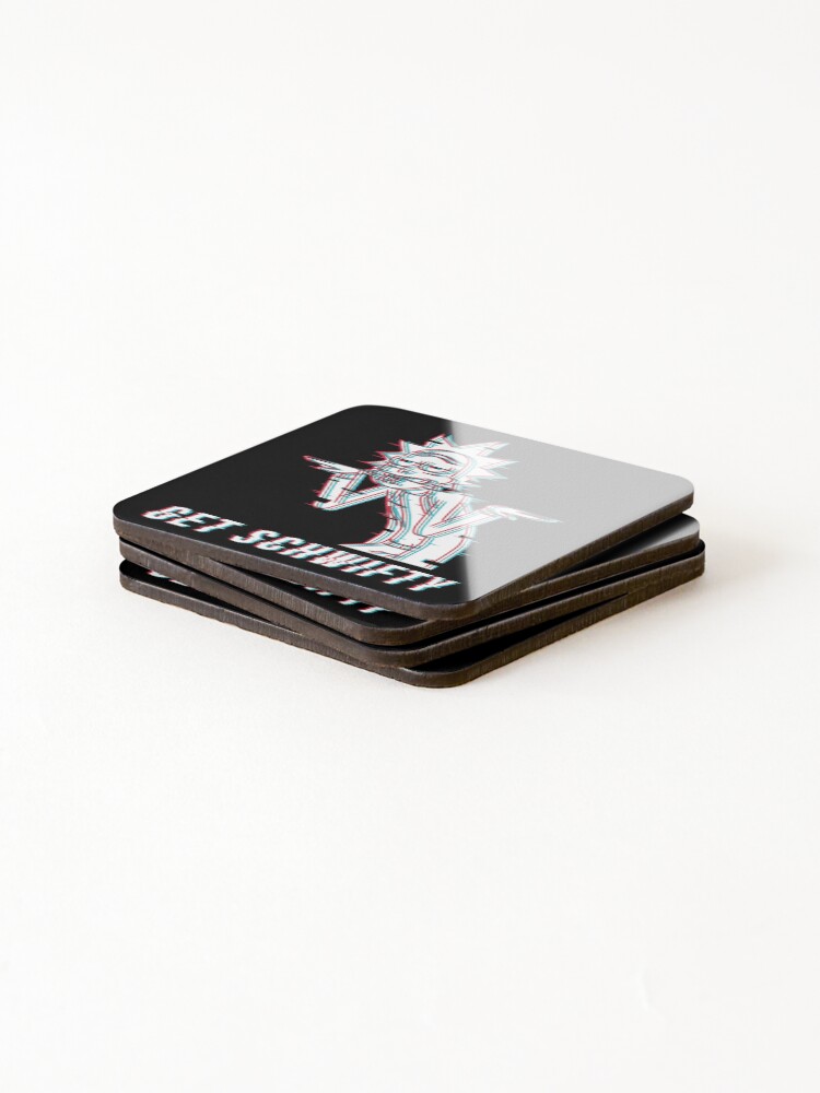 Alternate view of Get Schwifty Coasters (Set of 4)
