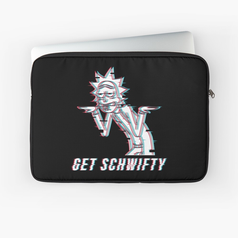 Get Schwifty Laptop Sleeve