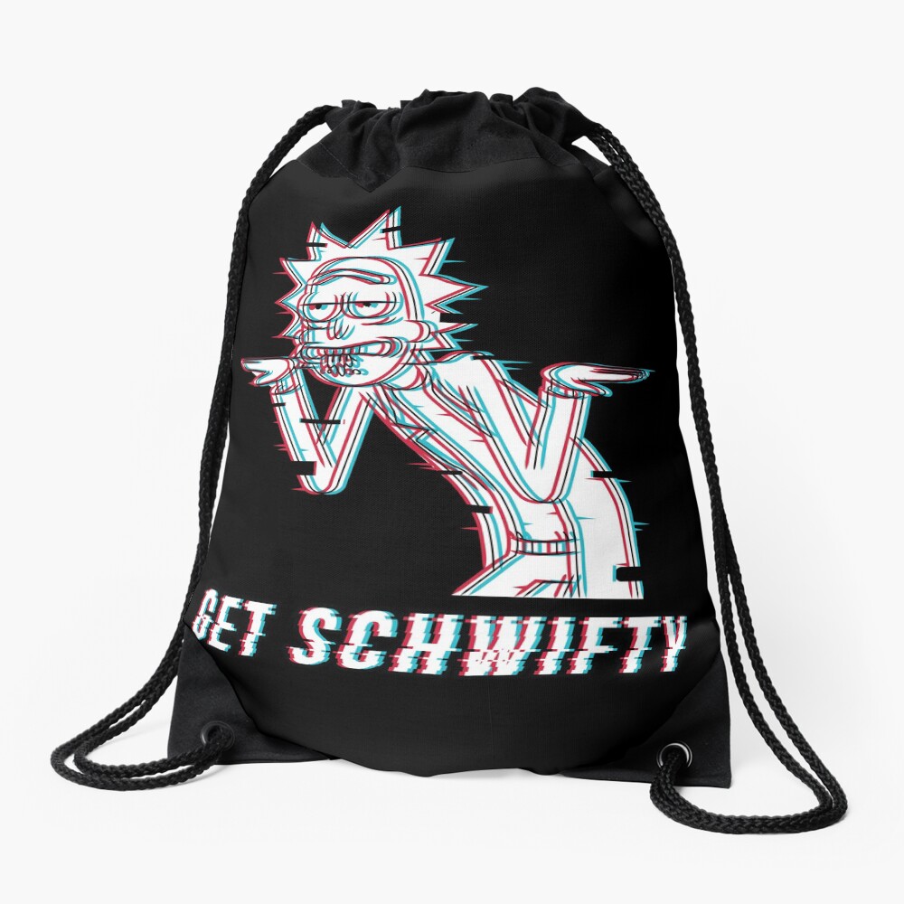 Get Schwifty Drawstring Bag