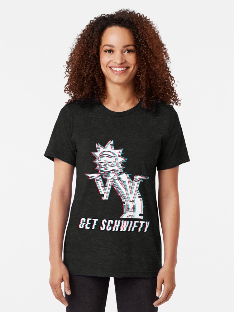 Alternate view of Get Schwifty Tri-blend T-Shirt