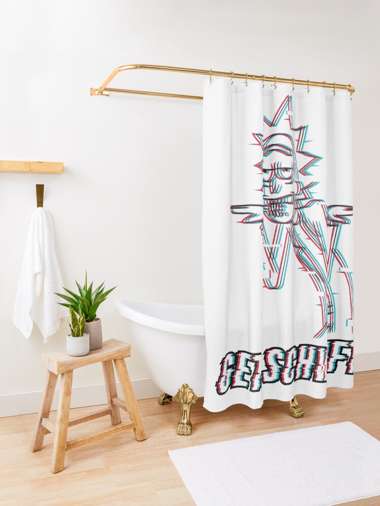 Alternate view of Get Schwifty Shower Curtain