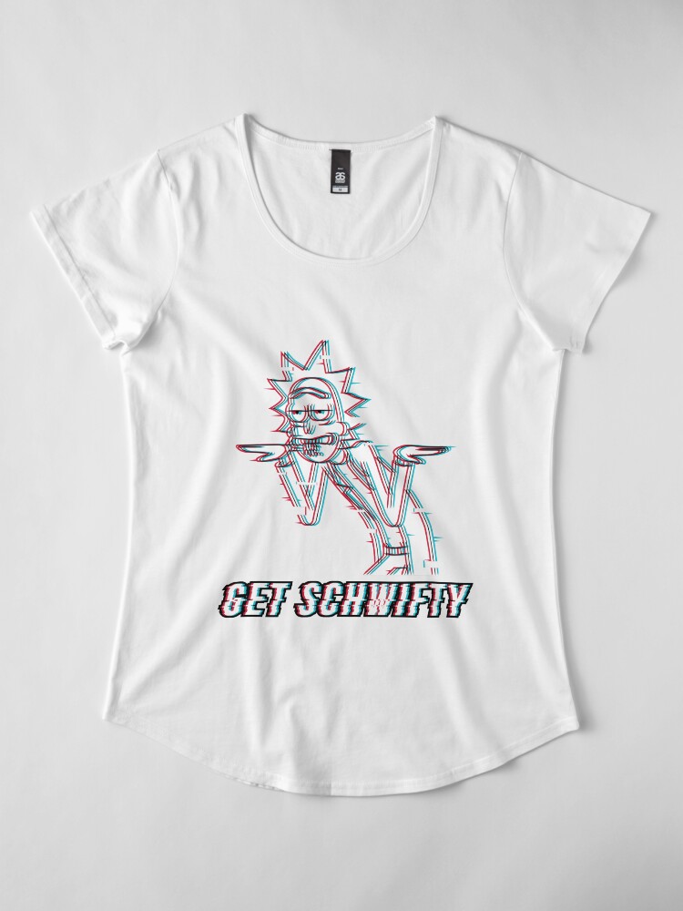 Alternate view of Get Schwifty Premium Scoop T-Shirt