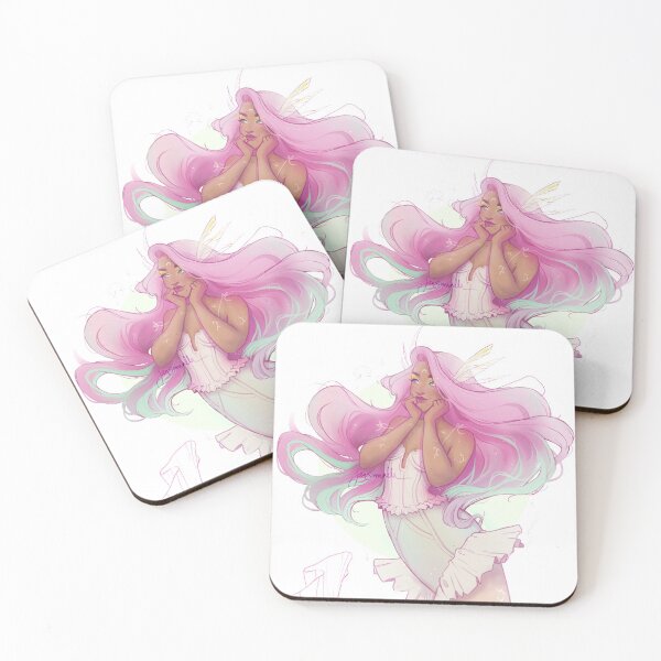 Item preview, Pink mermaid designed and sold by jansumalla.
