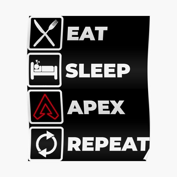 Eat Sleep Posters Redbubble - roblox land of the rising sun exploits robux promo codes