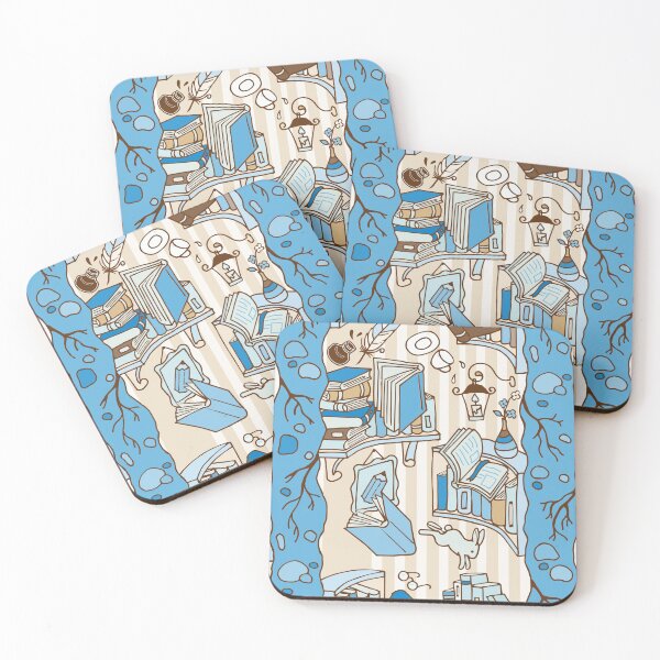 Item preview, Books: Through the rabbit hole_Blue Sky and Cocoa designed and sold by miavaldez.
