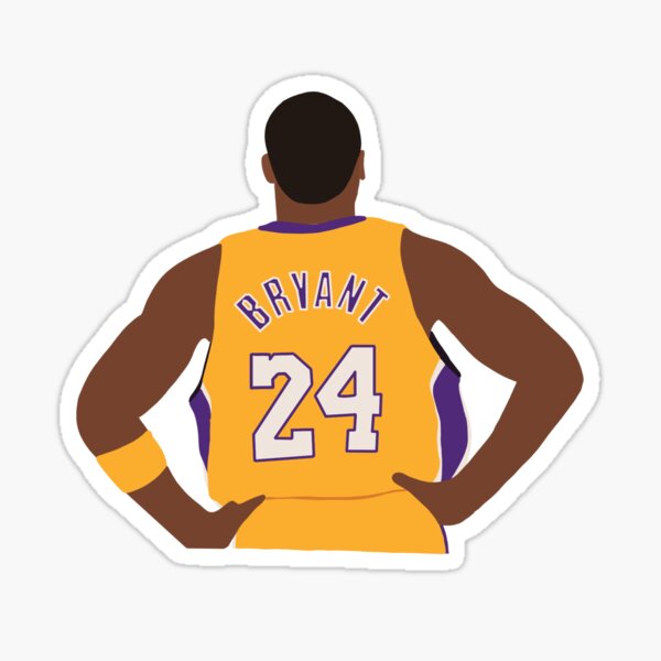 Kobe Bryant Jersey Stickers Redbubble