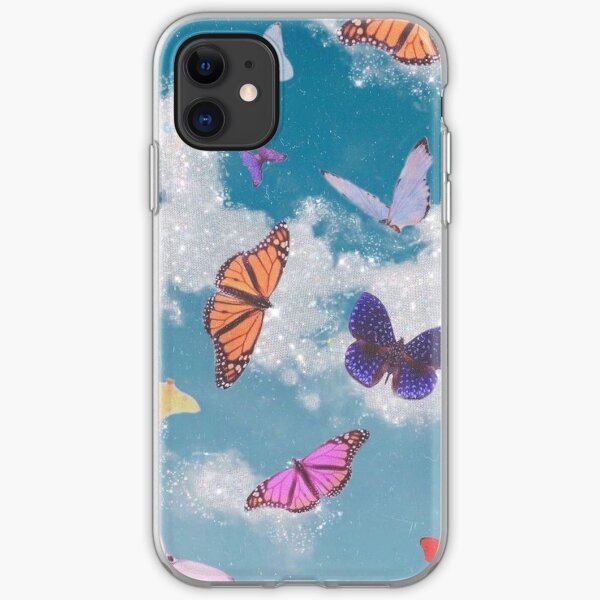 Butterfly Glitter iPhone Soft Case