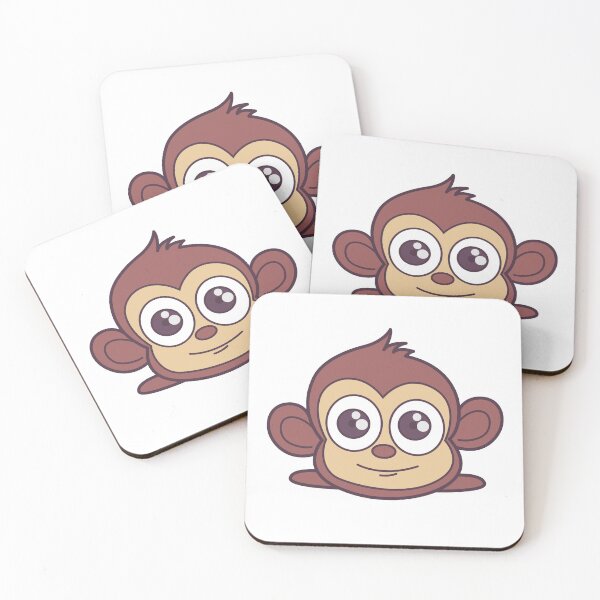 Item preview, Cute monkey lying down designed and sold by Kinisis.