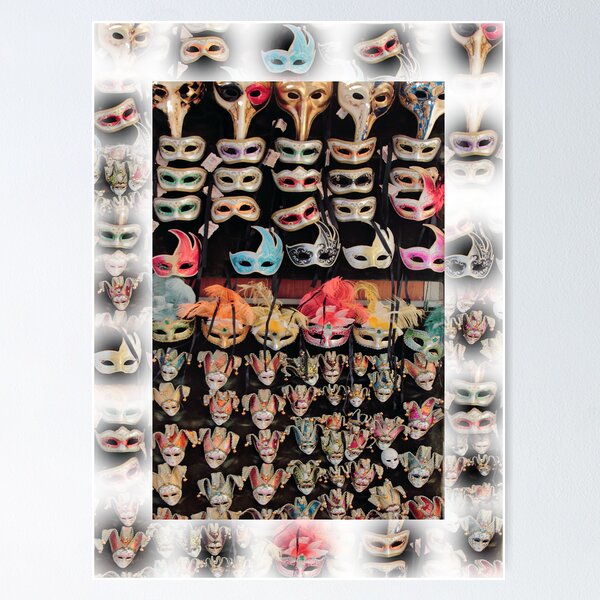 Aperçu de l'œuvre Italian Carnival Masquerade Masks créée et vendue par simpsonvisuals.