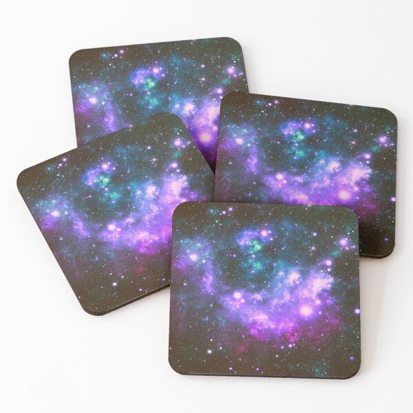 Item preview, Galaxy Nebula Purple Turquoise Teal Blue designed and sold by 2sweetsDesign.