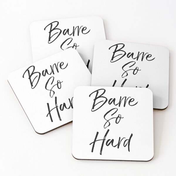 Item preview, Barre So Hard Funny Workout Quote designed and sold by TNDesignStudio.