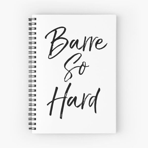 Item preview, Barre So Hard Funny Workout Quote designed and sold by TNDesignStudio.