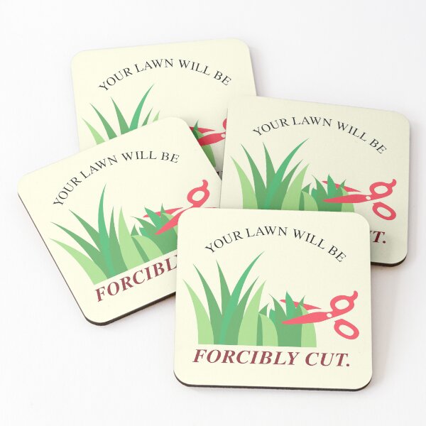 Item preview, Forcibly Cut Lawns- Anti-lawncare designed and sold by kgarn.