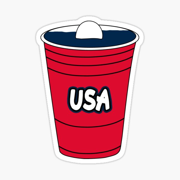 Little Orange Solo Cups Set Sticker for Sale by ahp00