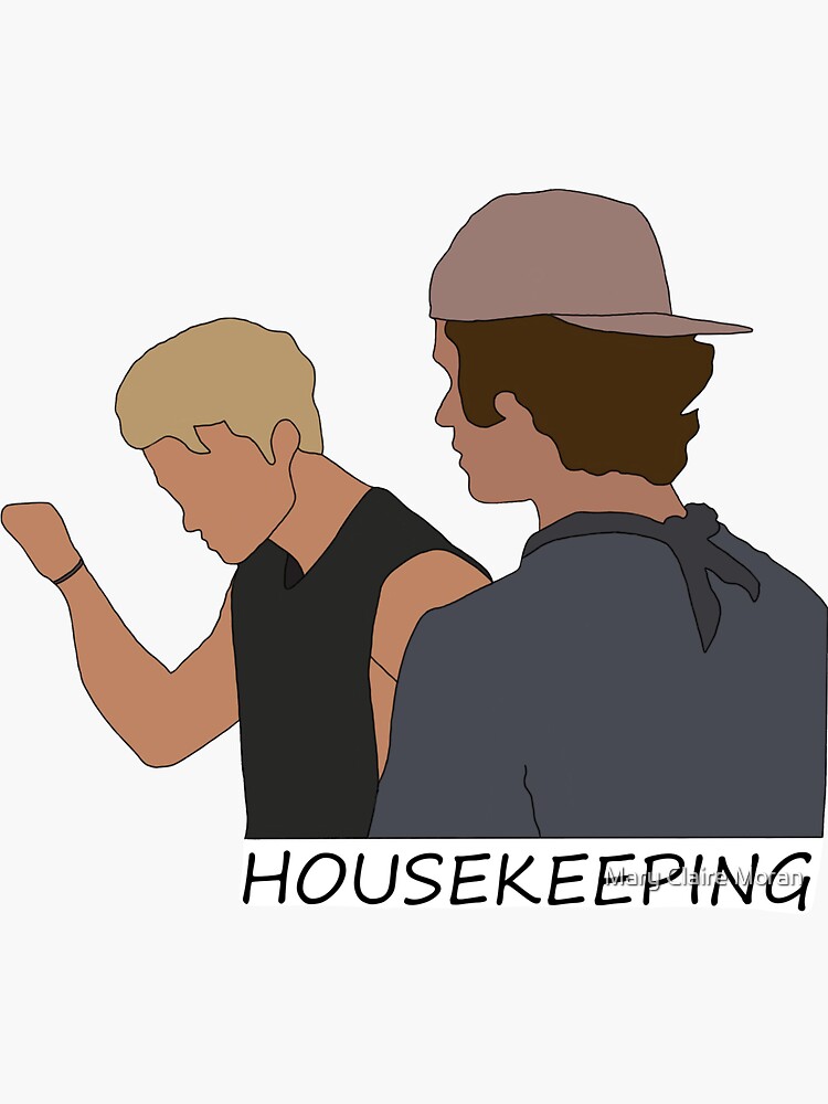 "Outer Banks housekeeping" Sticker for Sale by Mary Claire Moran
