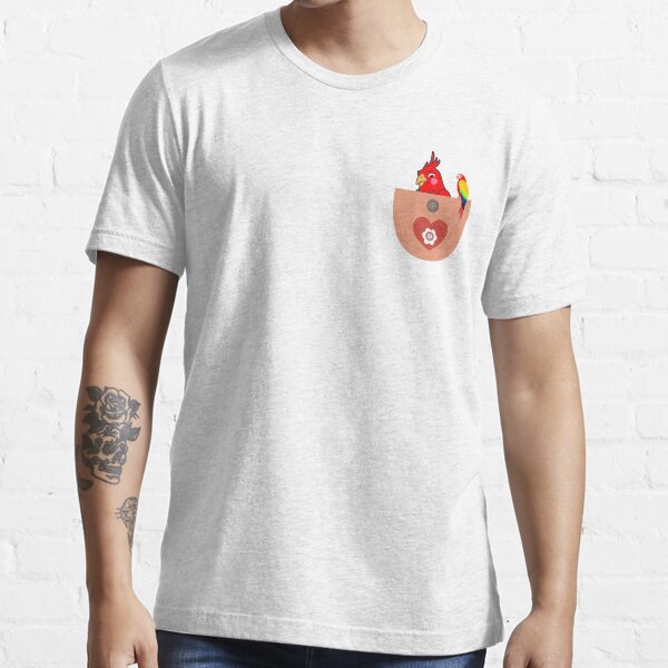 Extremely Cute Parrot In Your Front Pocket Essential T-Shirt