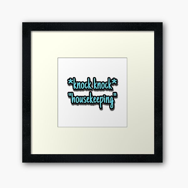 Item preview, "housekeeping" designed and sold by artbyjayla.