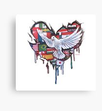 Peace by Jody Steel Canvas Print