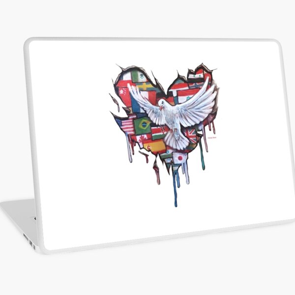 Peace by Jody Steel Laptop Skin
