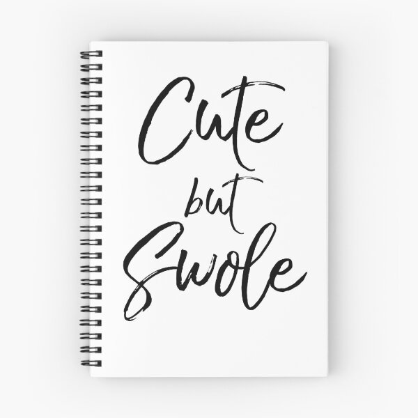 Item preview, Cute but Swole Funny Workout Quote designed and sold by TNDesignStudio.