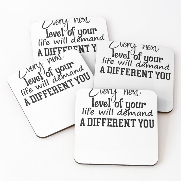 Item preview, Every next level of your life will demand a different you, quote, best quote,  designed and sold by VEGA_DESIGNS.
