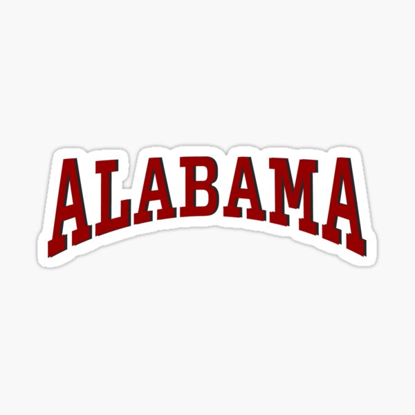 U of Alabama Sticker Sticker