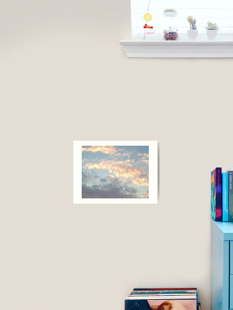 Thumbnail 2 of 3, Art Print, Sunrise Sunset Aesthetic Clouds designed and sold by Freshfroot.