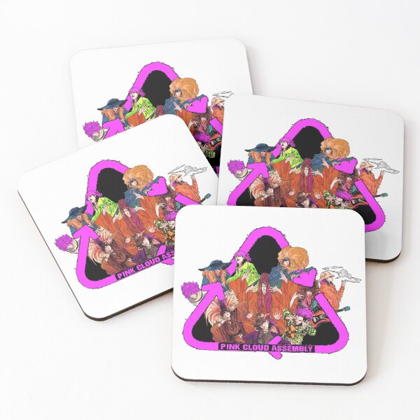 Pink Cloud Assembly - (hide Matsumoto Tribute) Coasters (Set of 4)