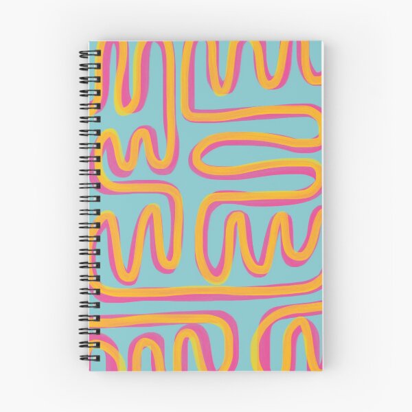 Item preview, Abstract Lines: Blue, Pink, and Yellow  designed and sold by rockchicksuprem.