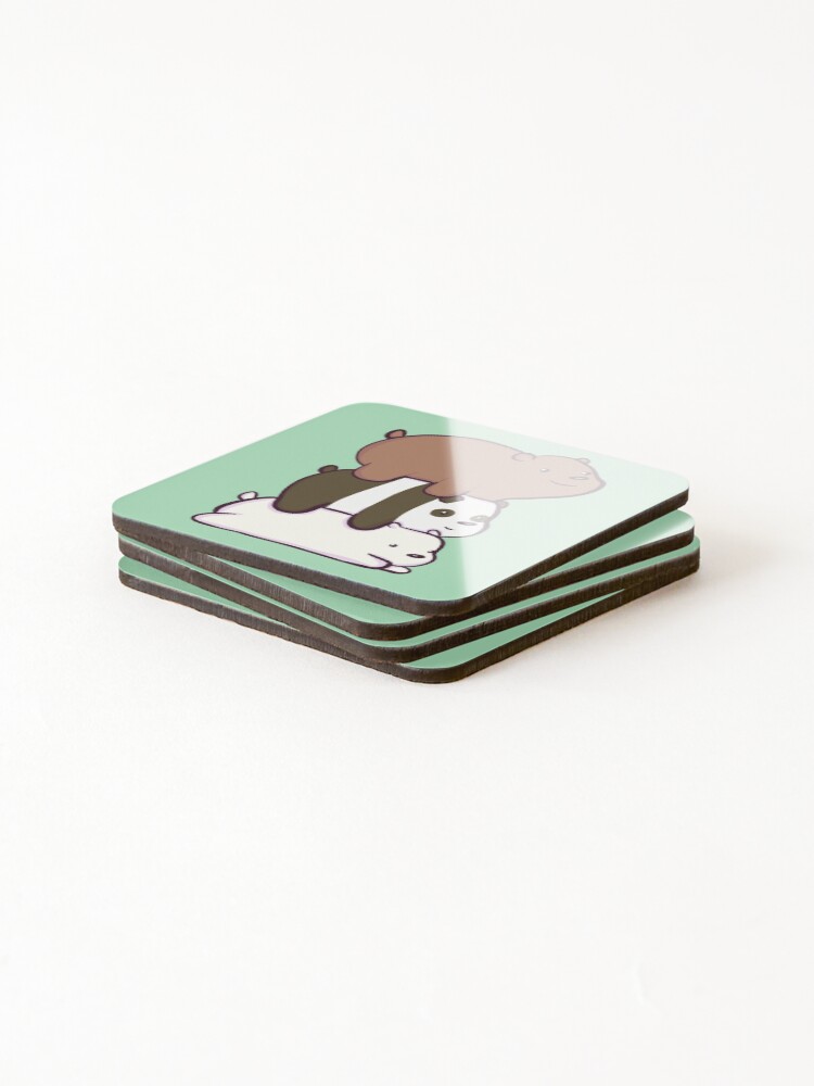 Thumbnail 4 of 5, Coasters (Set of 4), Cub Stack designed and sold by Tuesday87.